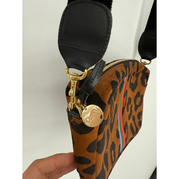 Clare V Women's. Midi Sac Bag Cognac Pablo Cat - Picture 6 of 7